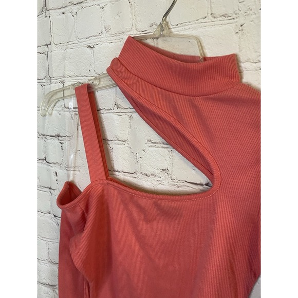 Half Shirt Open‎ Shoulder Long Sleeve Women's Top Size S - Picture 6 of 7